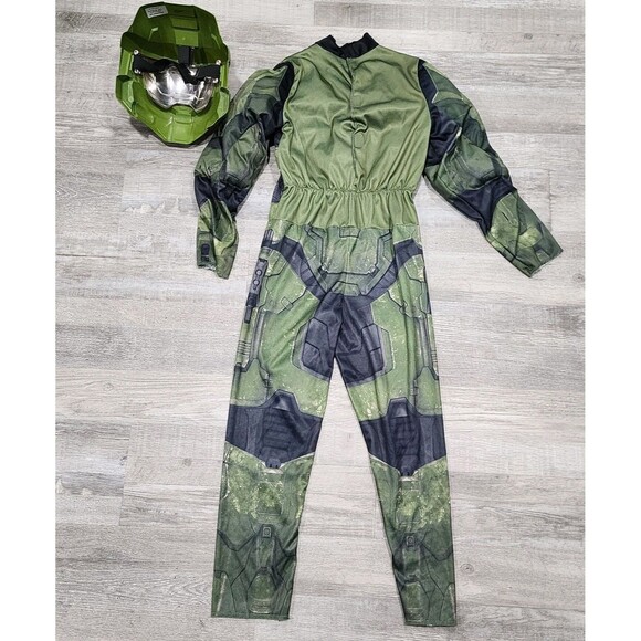 Halo Master Chief Infinite Deluxe Exclusive Halloween Costume 2 Piece Set Szs M - Picture 4 of 6